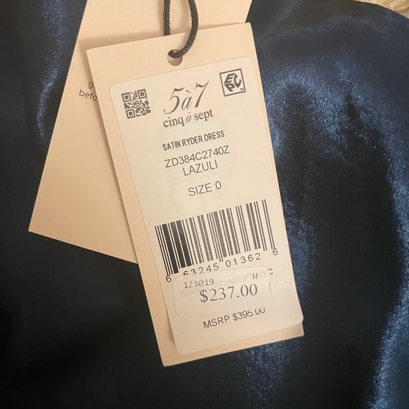 Cinq a Sept Ryder Satin Dress - Picture 2 of 4